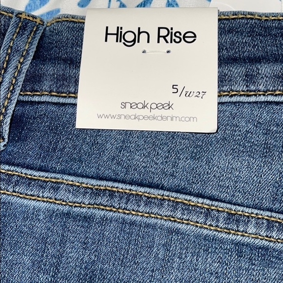 5/27 distressed knees skinny jeans - Picture 6 of 7